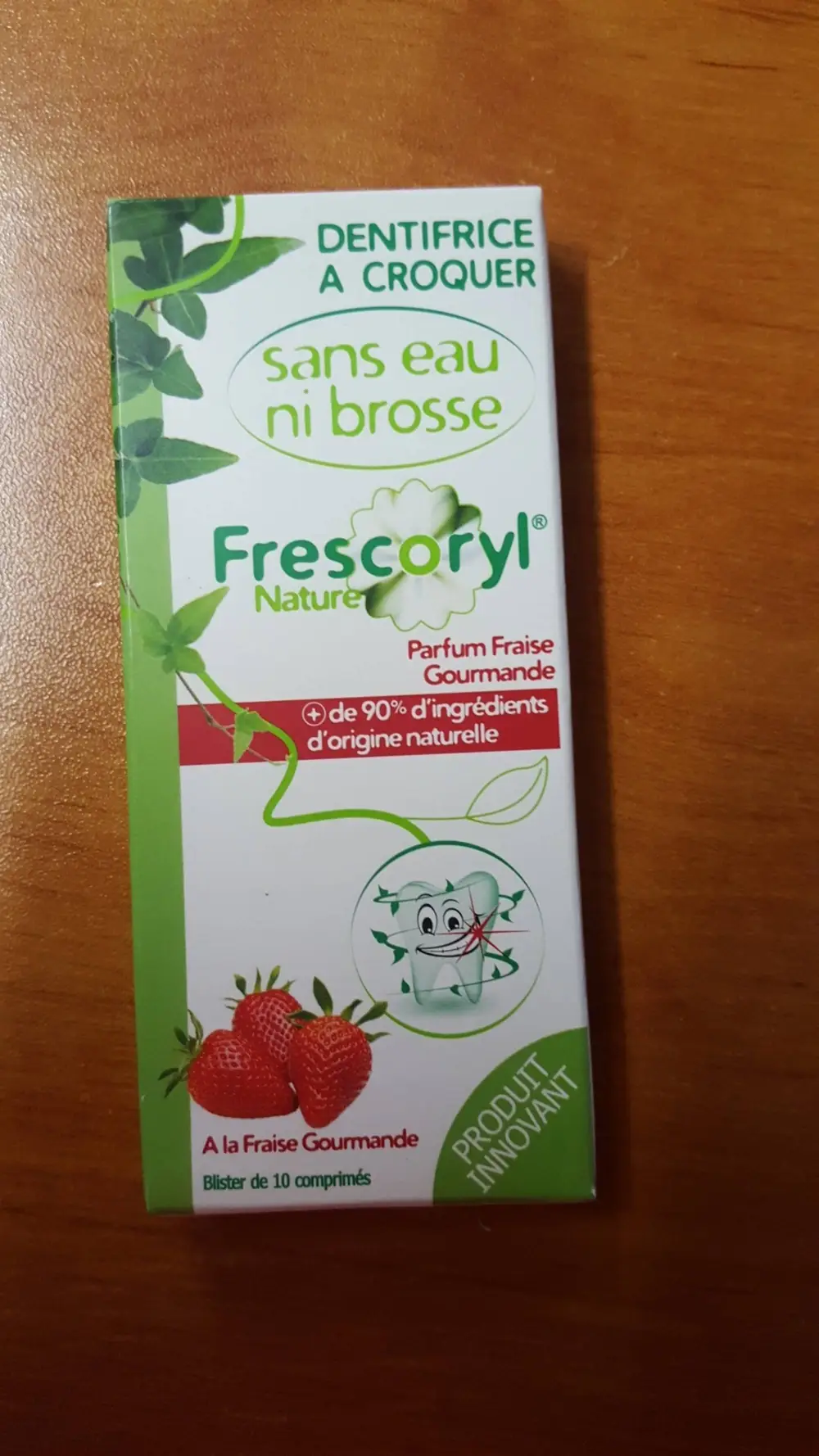 FRESCORYL - Nature - Dentifrice à croquer