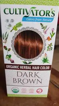 CULTIVATOR'S - Organic herbal hair color - Dark brown