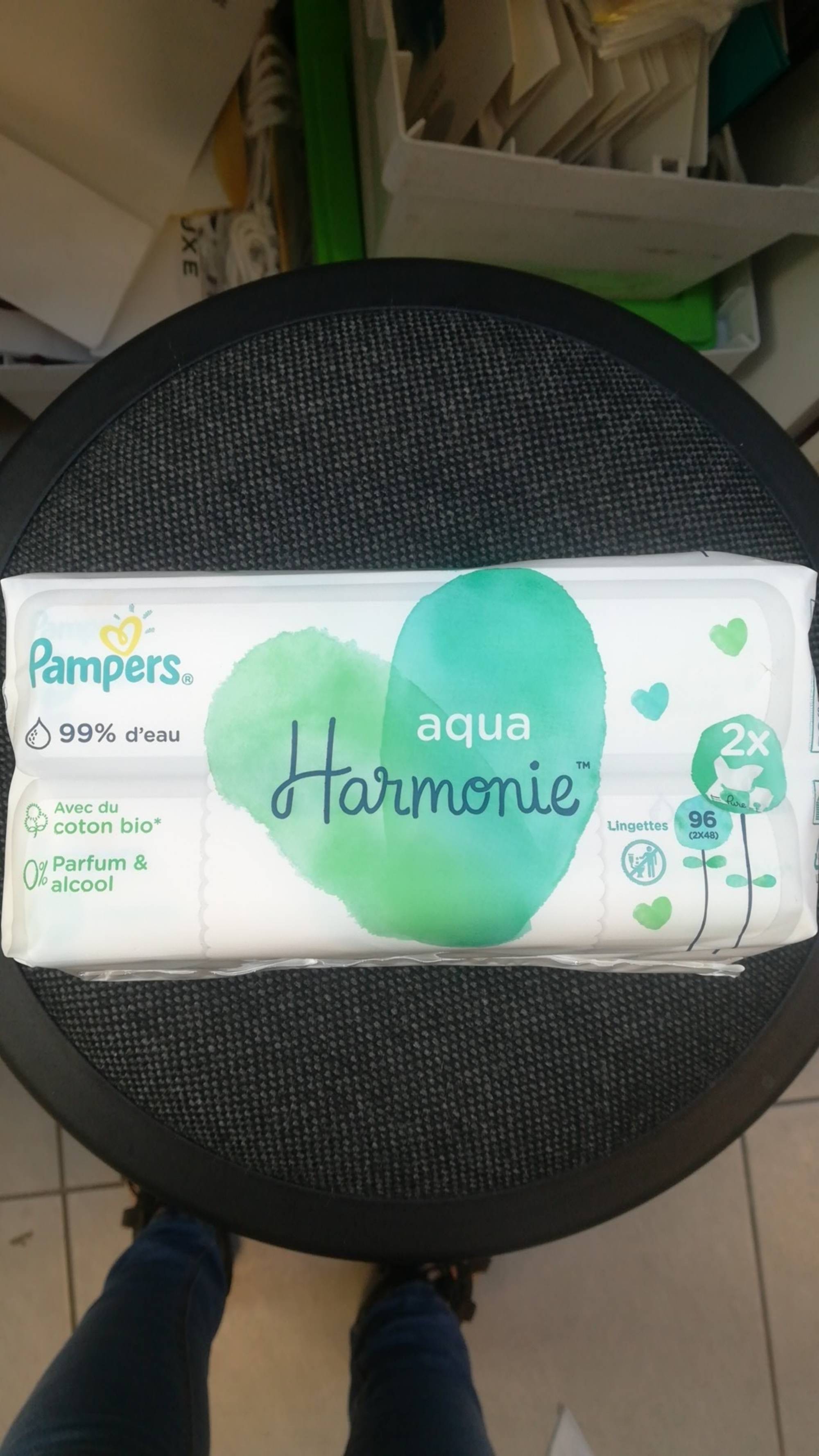 PAMPERS - Aqua Harmonie - Lingettes
