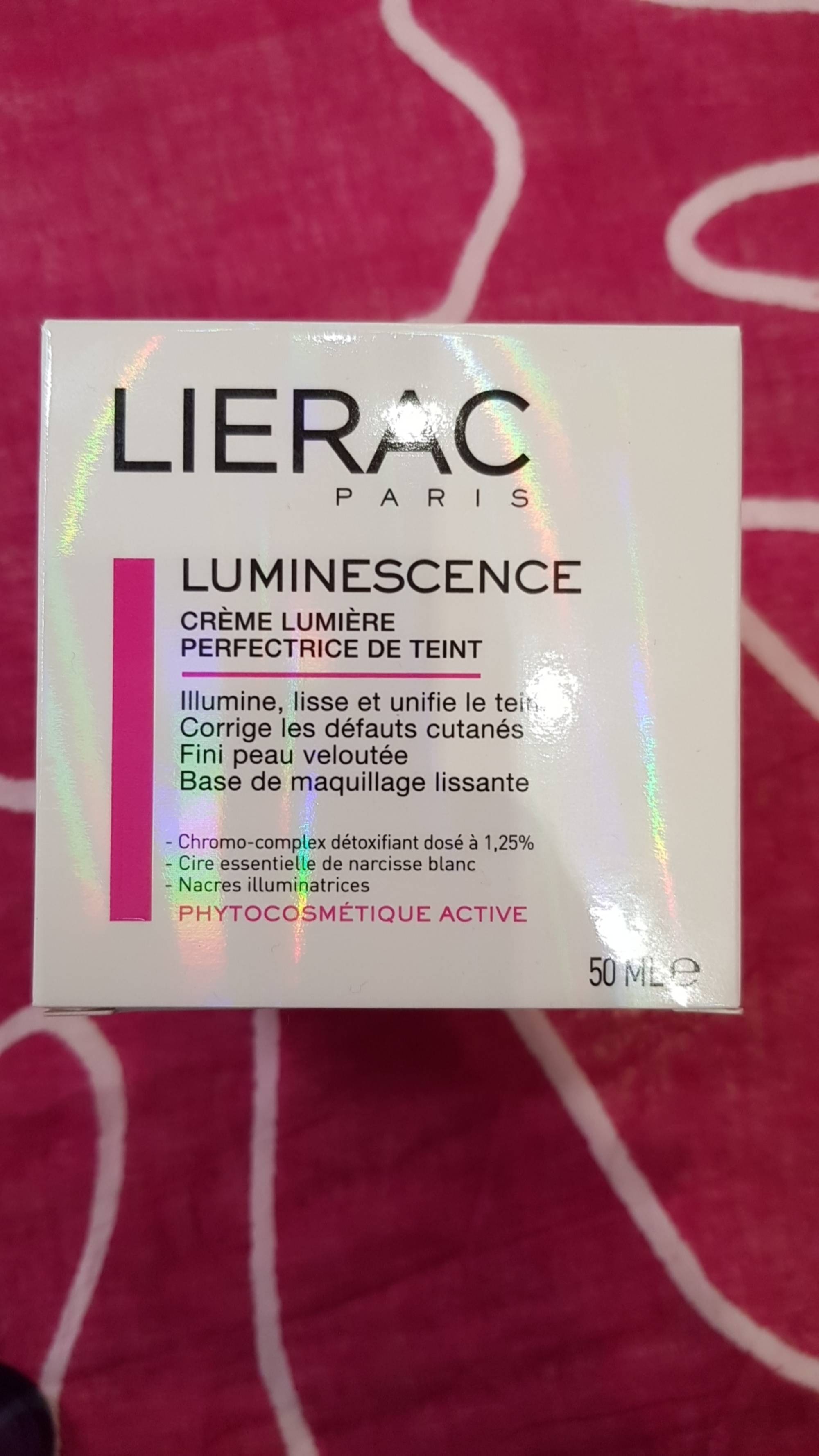 LIÉRAC - Luminescence - Crème lumière perfectrice de teint