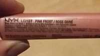 NYX - Brillant à lèvres ultra scintillant rose givré
