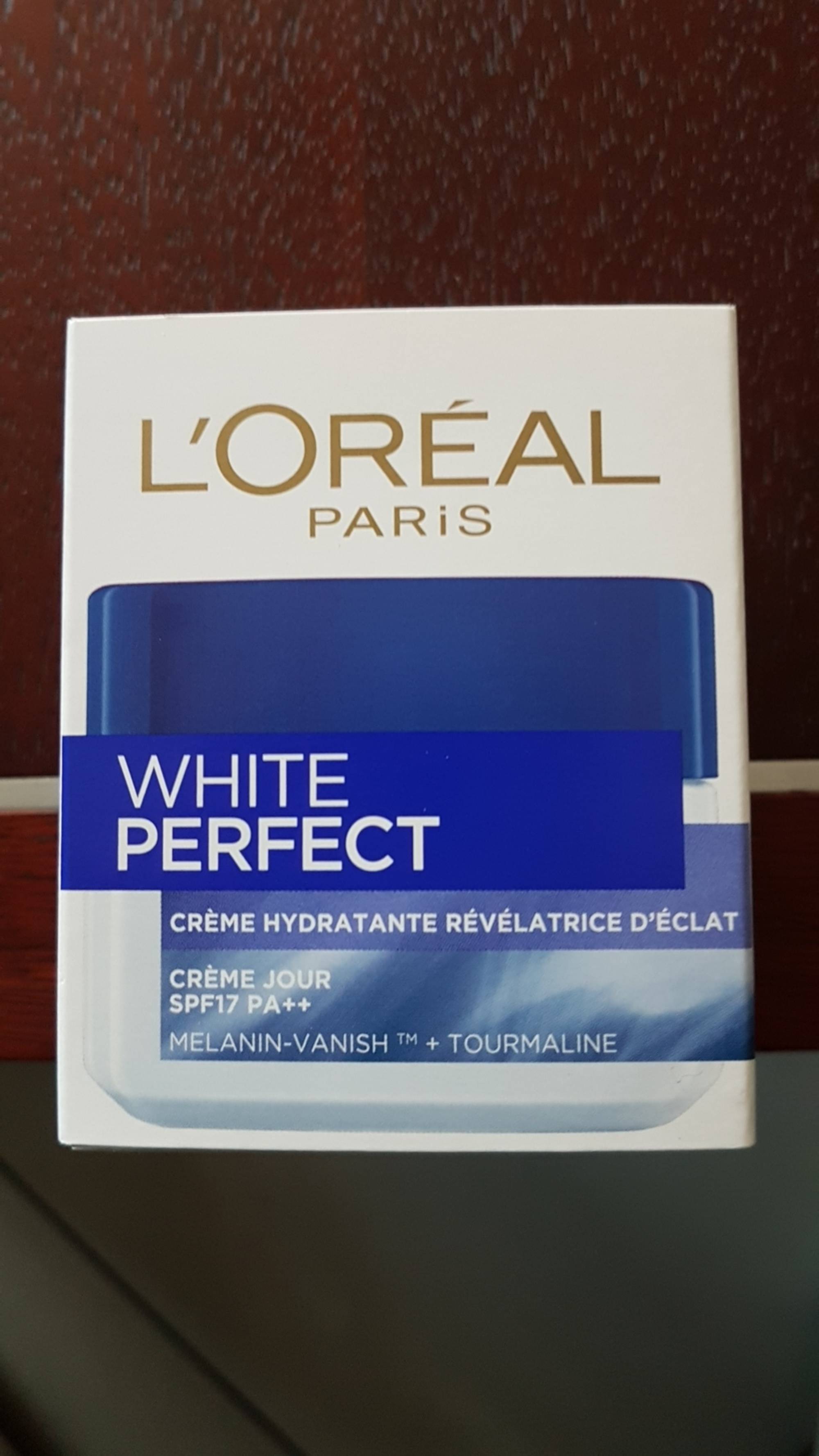 L'ORÉAL - White perfect - Crème hydratante révélatrice d'éclat SPF 17