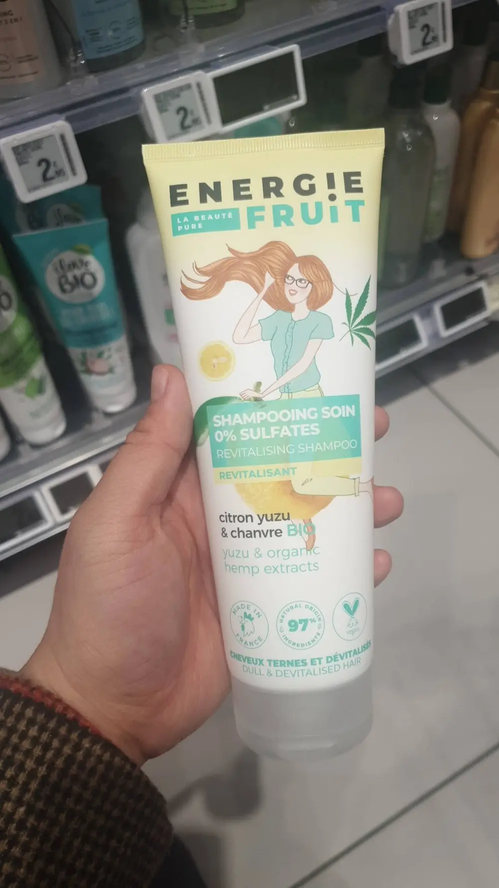 ENERGIE FRUIT - Shampooing soin revitalisant bio