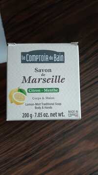 LE COMPTOIR DU BAIN - Savon de Marseille citron-menthe