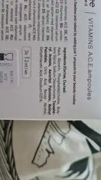 SAFFEE - A.C.E ampoules - Sérume revitalisant intensif