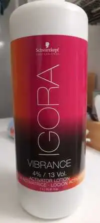 SCHWARZKOPF - Igora - Vibrance lotion activatrice