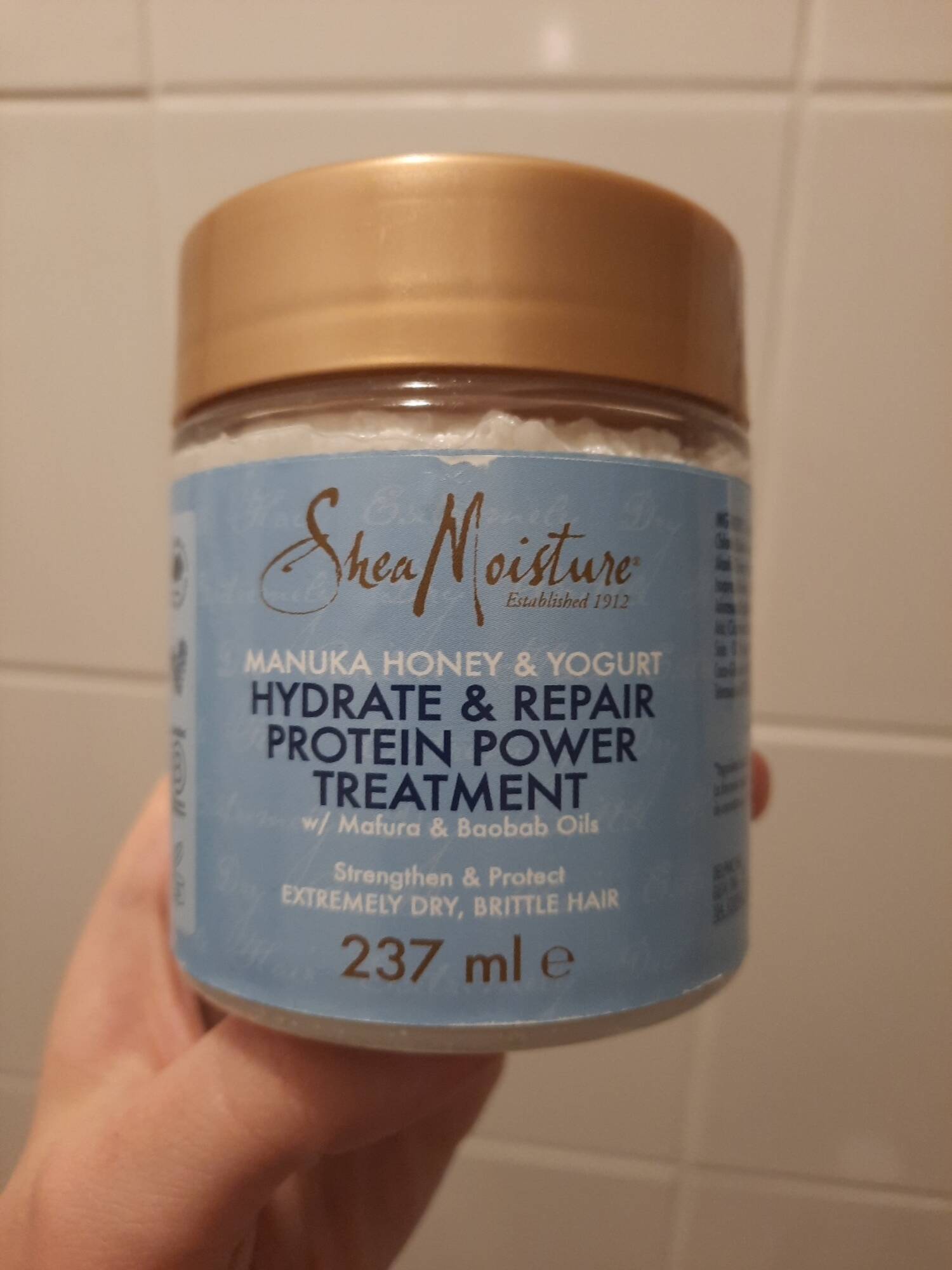 SHEA MOISTURE - Manuka honey & yogurt - Hydrate & repair protein power treatment 