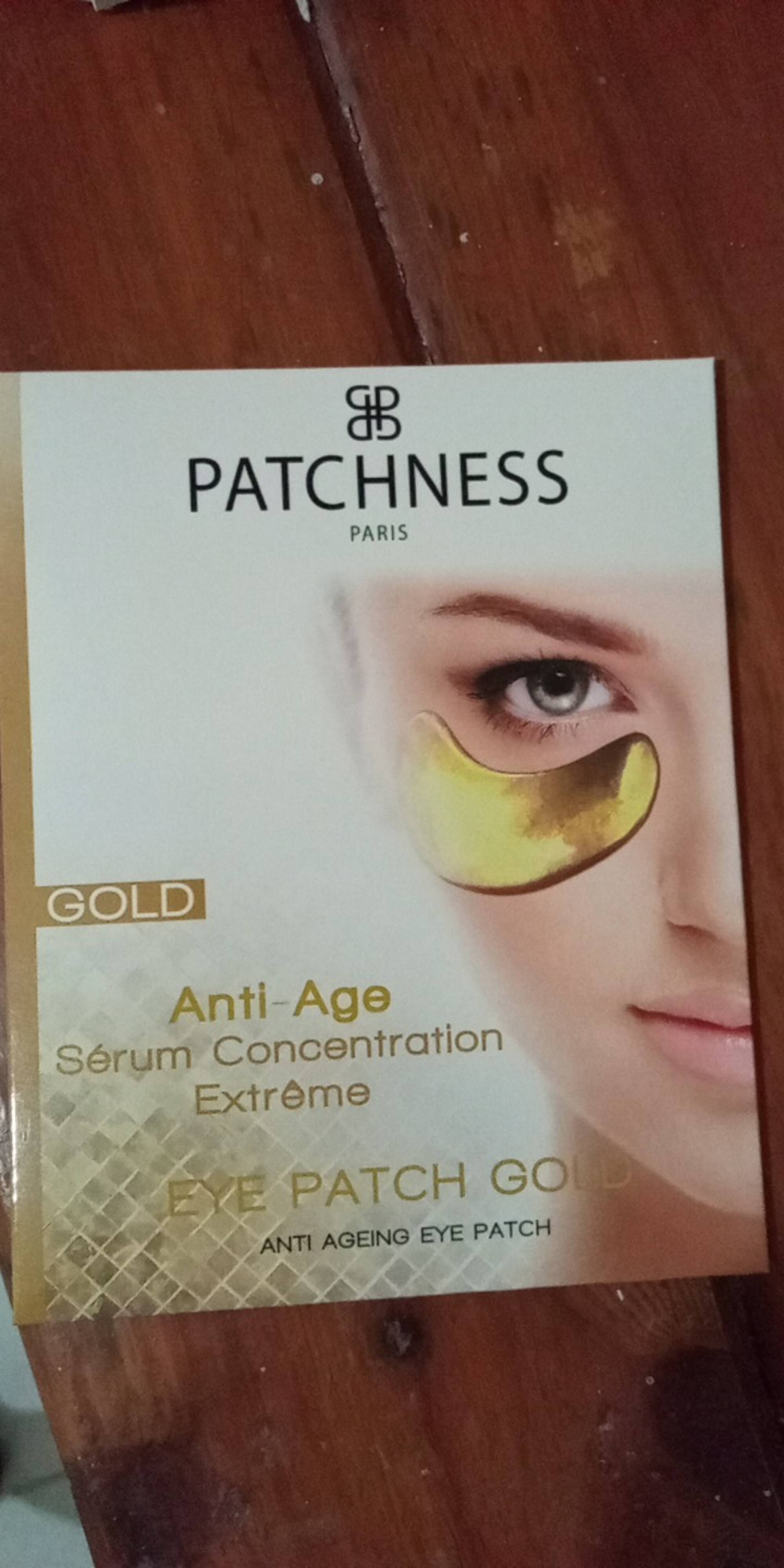 PATCHNESS - Gold - Sérum concentration extrême anti-âge