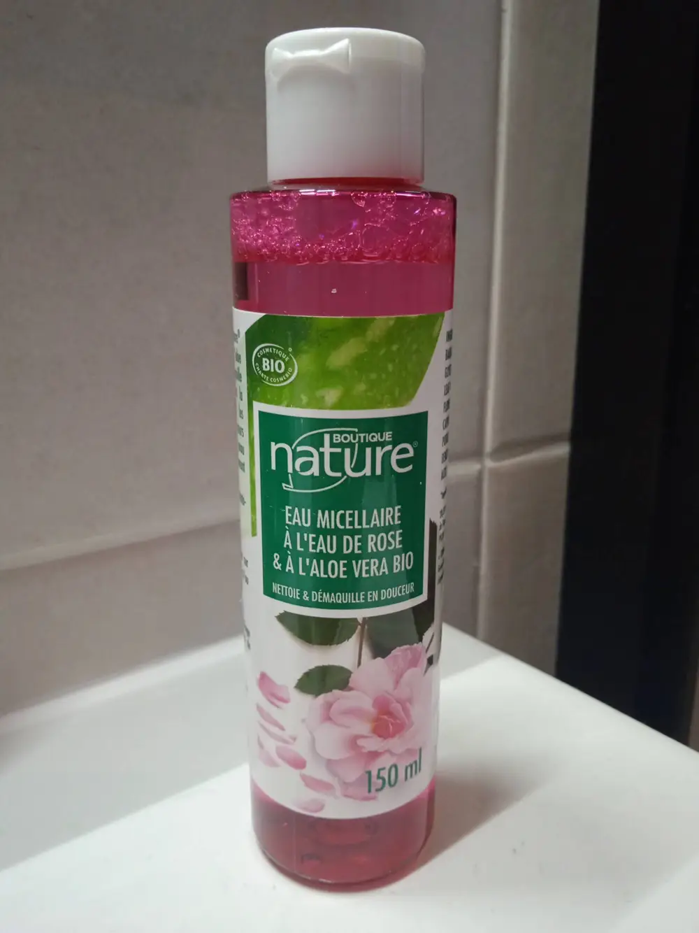 BOUTIQUE NATURE - Eau micellaire à l'eau de rose & à l'aloé vera bio