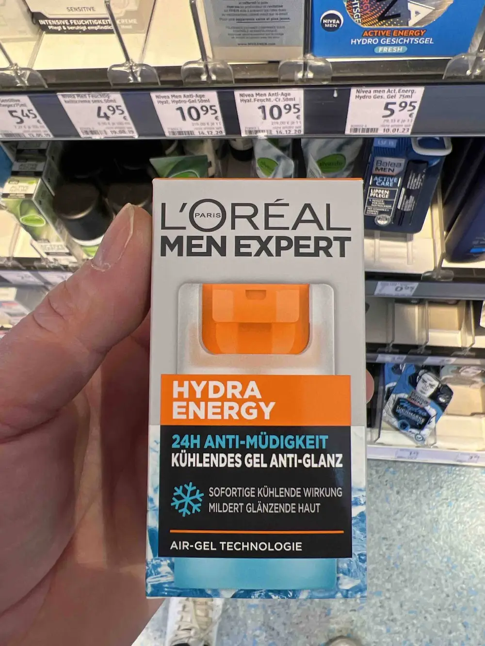 L'ORÉAL - Men expert hydra energy - 24h anti-Mudigkeit