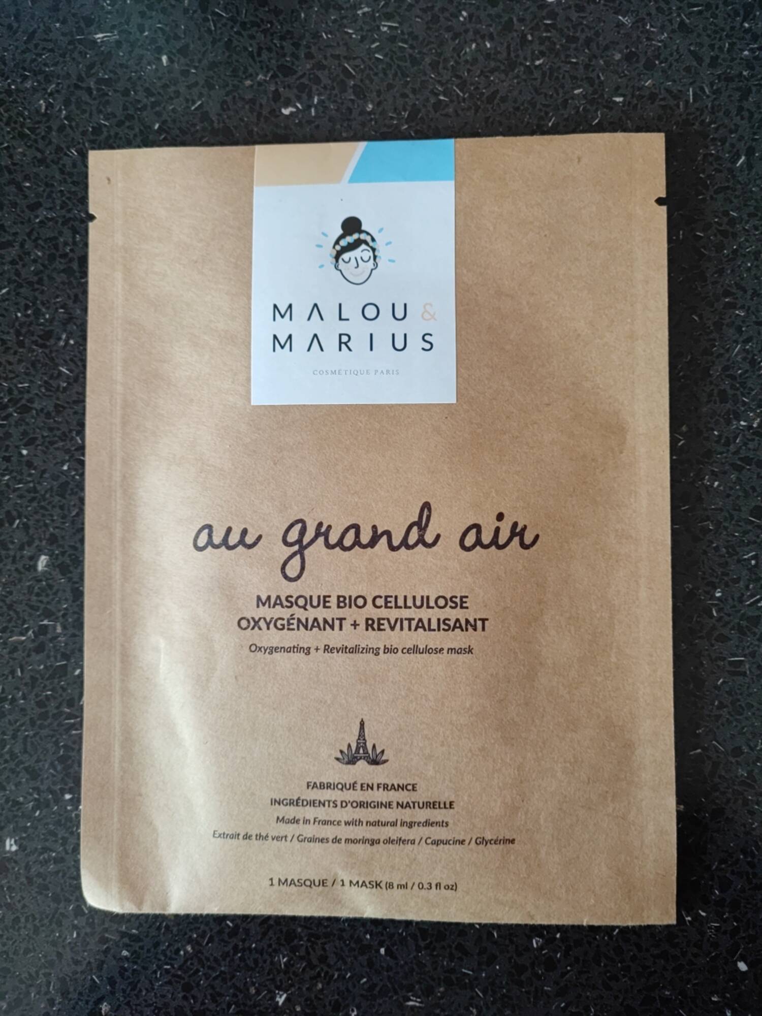 MALOU ET MARIUS - Masque bio cellulose au grand air