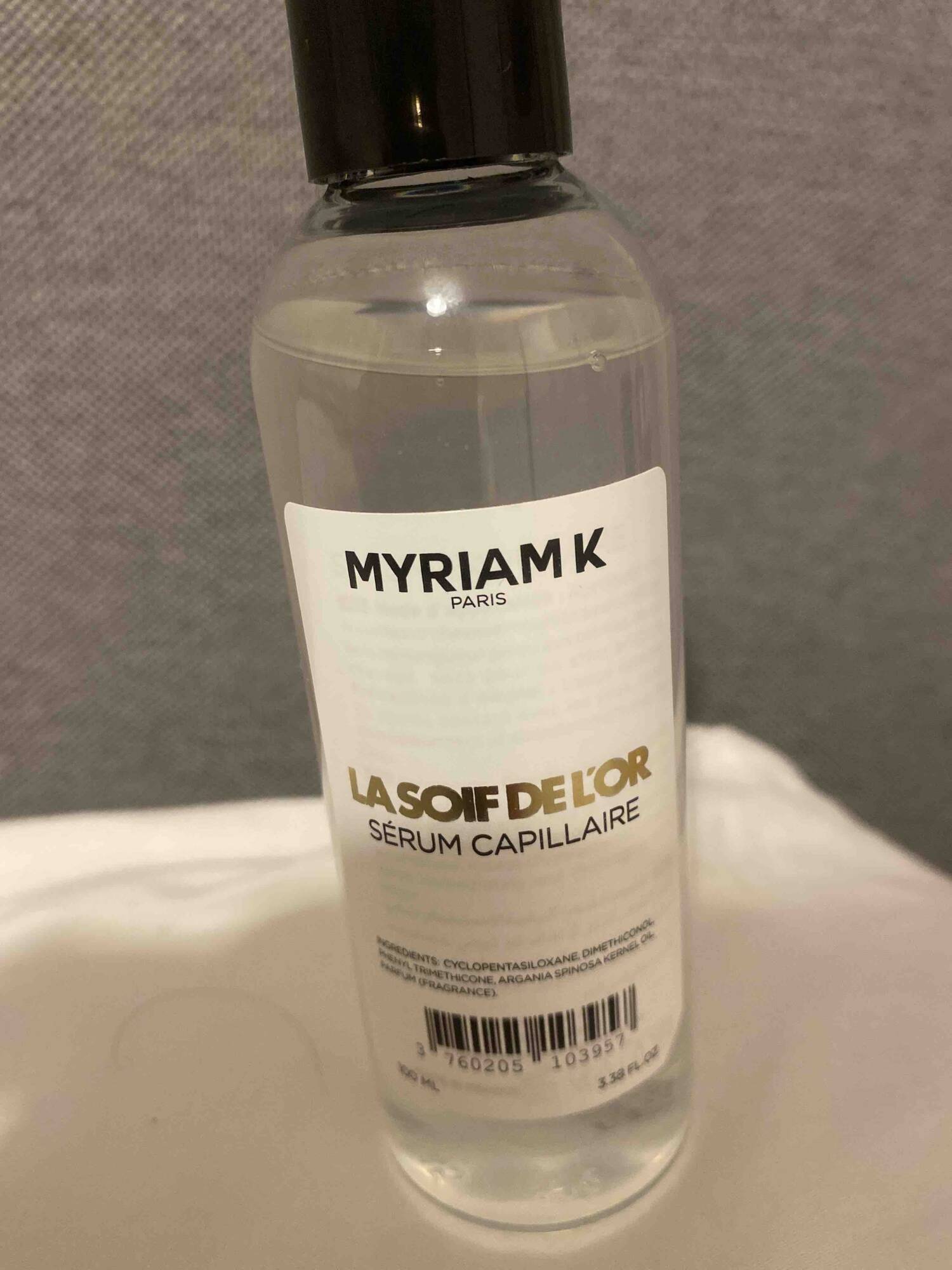 MYRIAM.K - La soif de l'or - Sérum capillaire