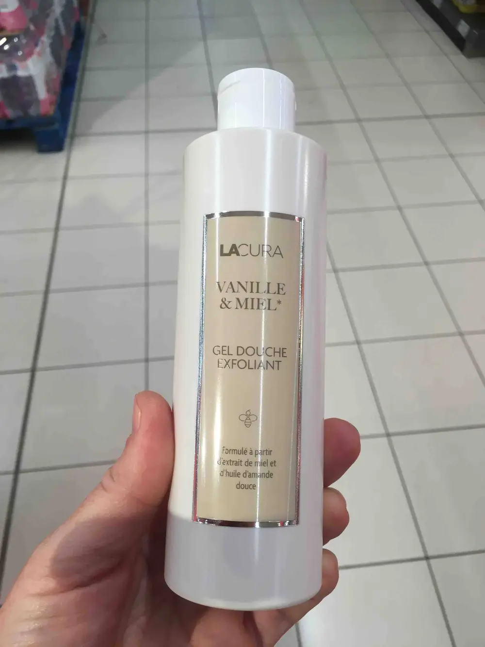 LACURA - Vanille & miel - Gel douche exfoliant 