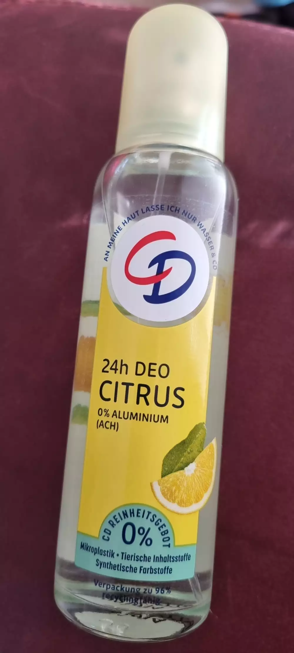 CD - Citrus - 24h Deo 0% aluminium