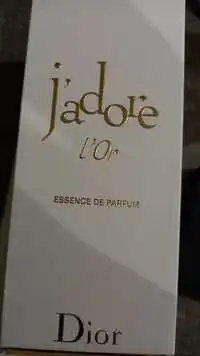 DIOR - J'adore l'or - Essence de parfum