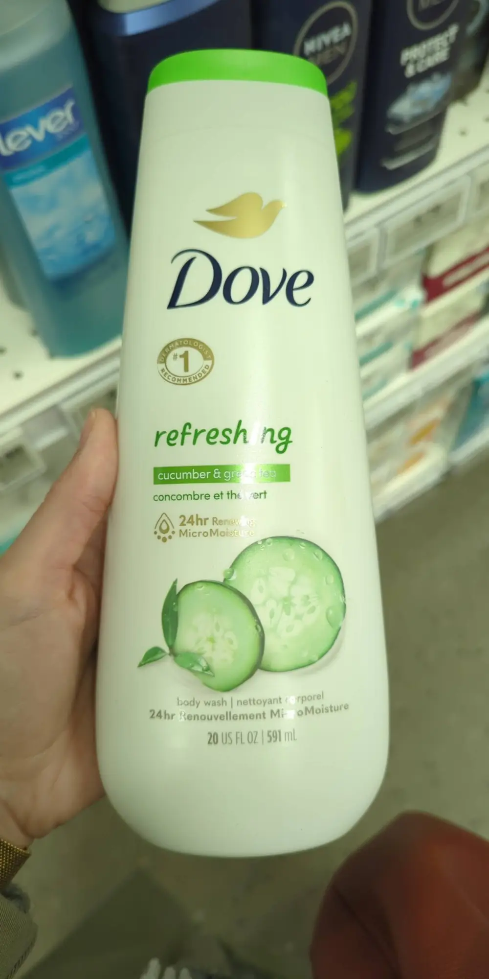 DOVE - Refreshing - Nettoyant corporel