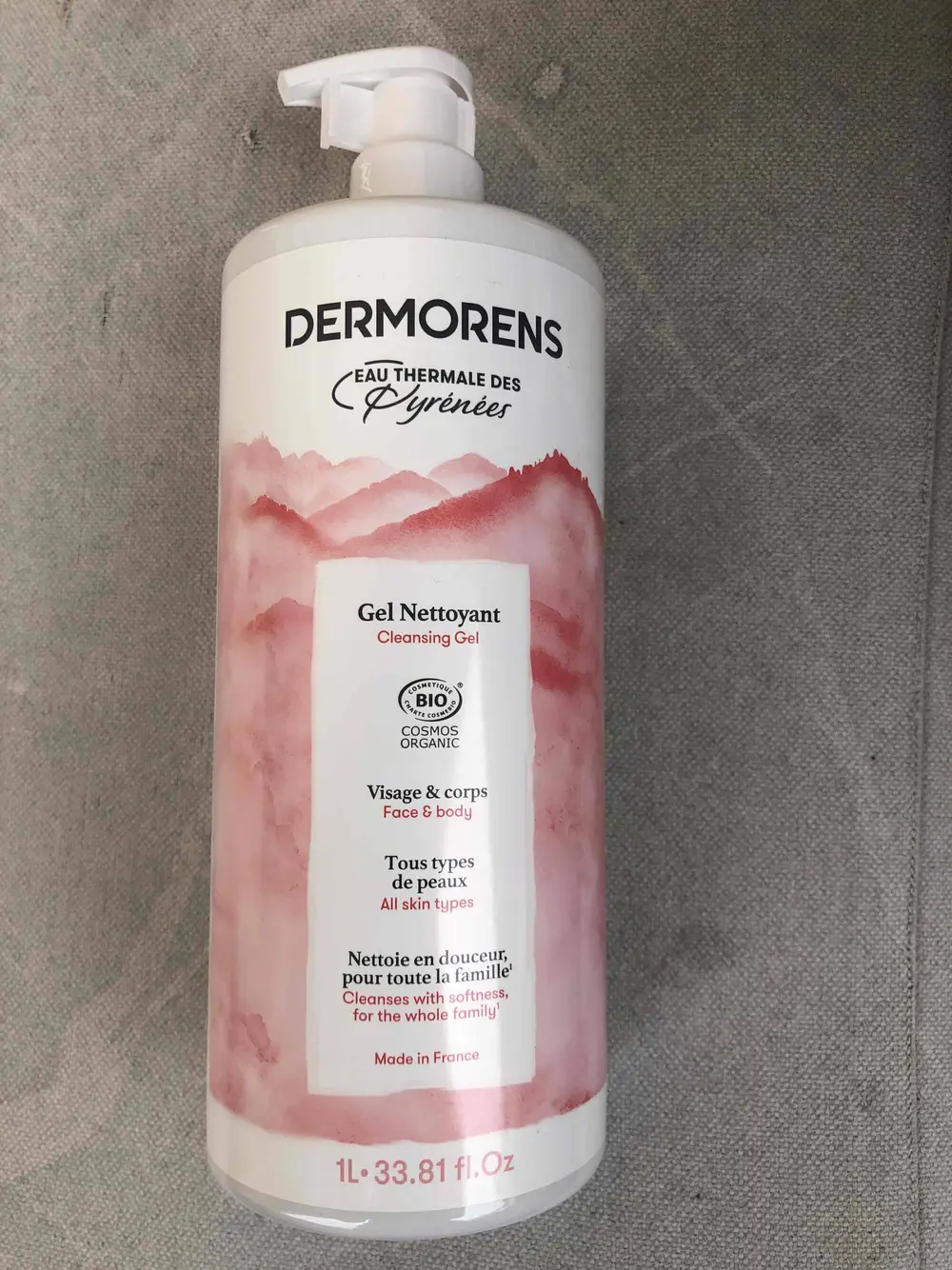 DERMORENS EAU THERMALE DES PYRÉNÉES - Gel Nettoyant Bio visage et corps