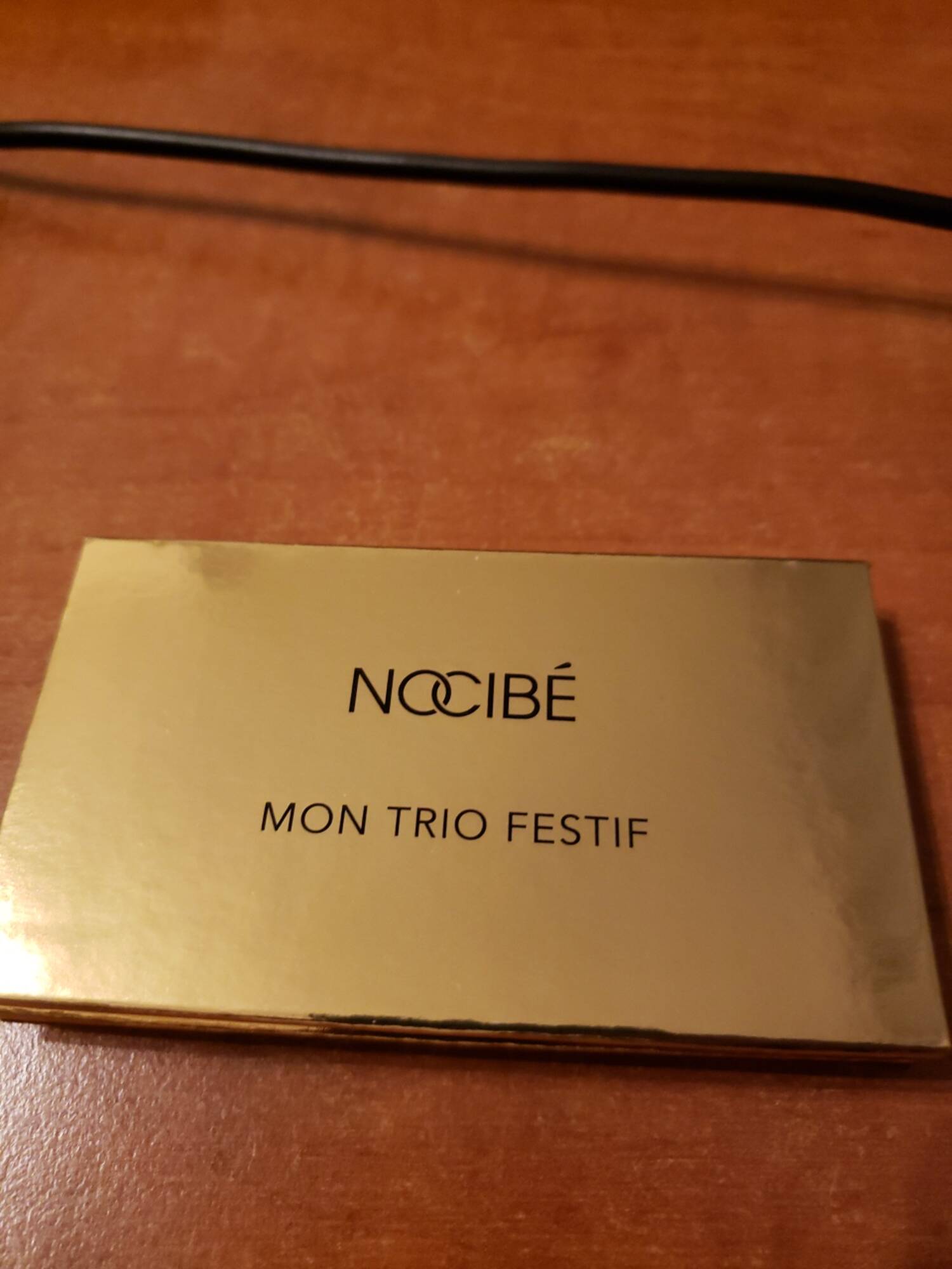 NOCIBÉ - Mon trio festif - Palette de 3 fards à paupières