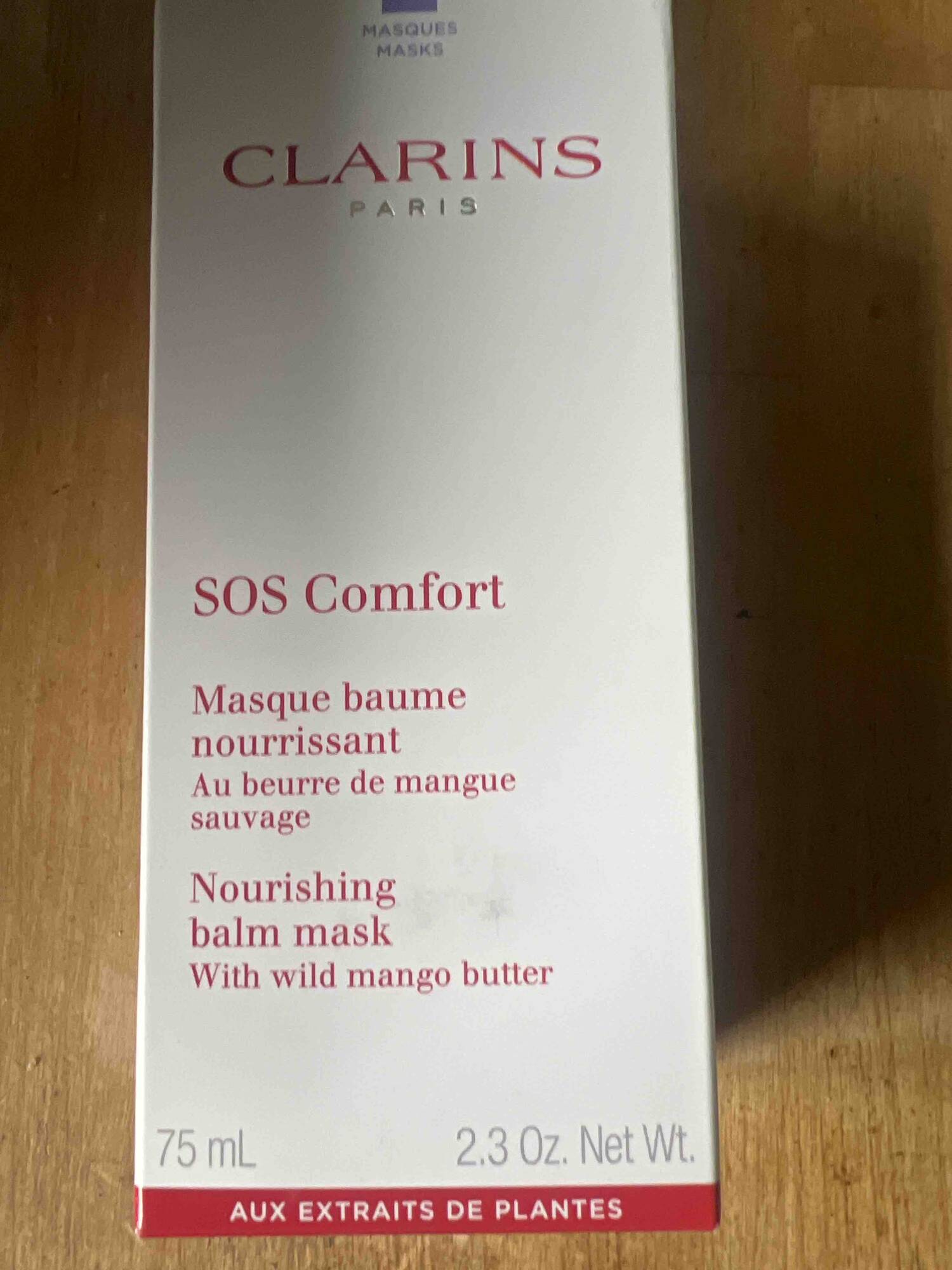 CLARINS - SOS comfort - Masque baume nourrissant