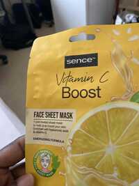 SENCE - Vitamin C boost - Face sheet mask