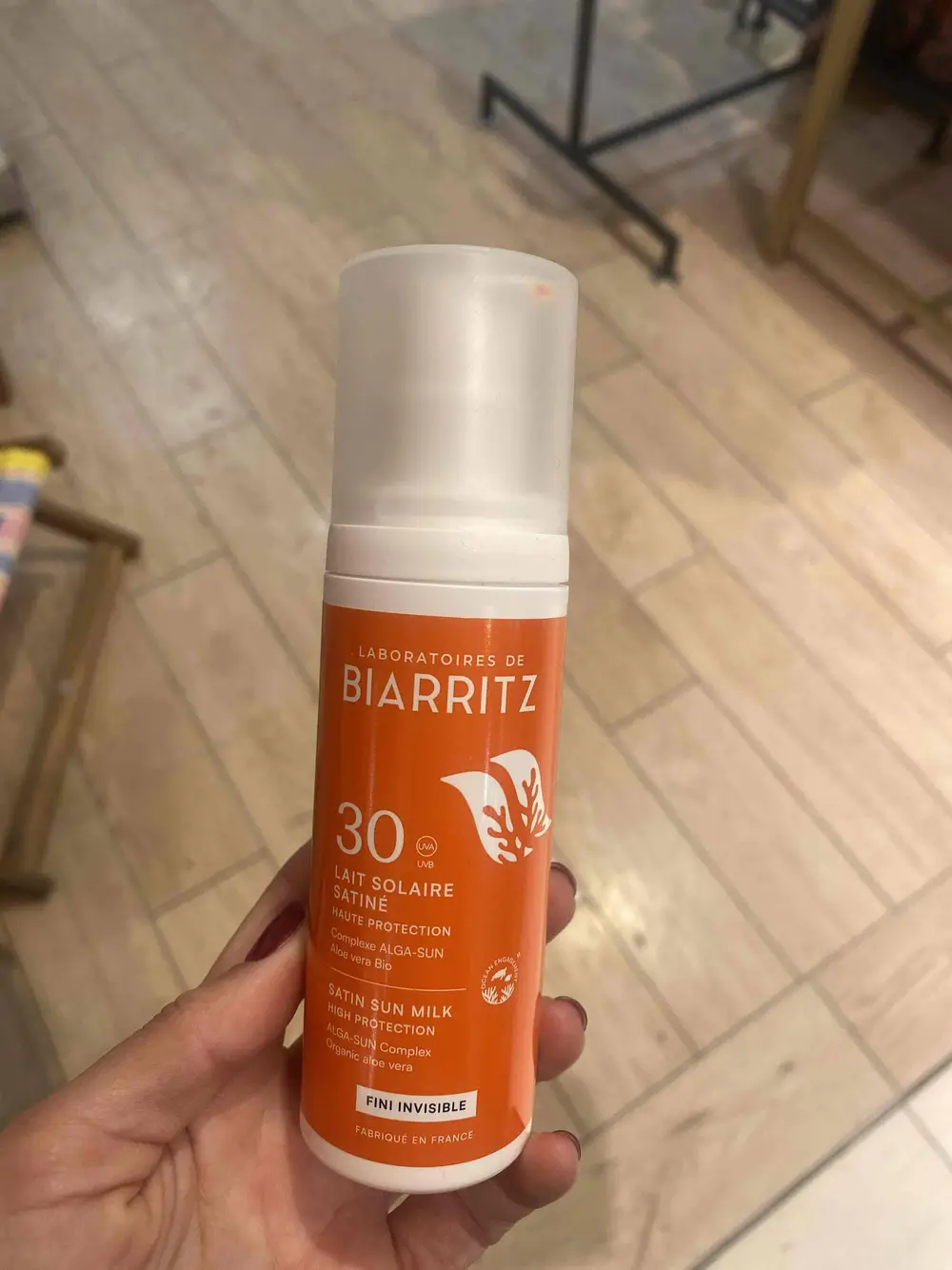 LABORATOIRES DE BIARRITZ - Lait solaire satiné spf30