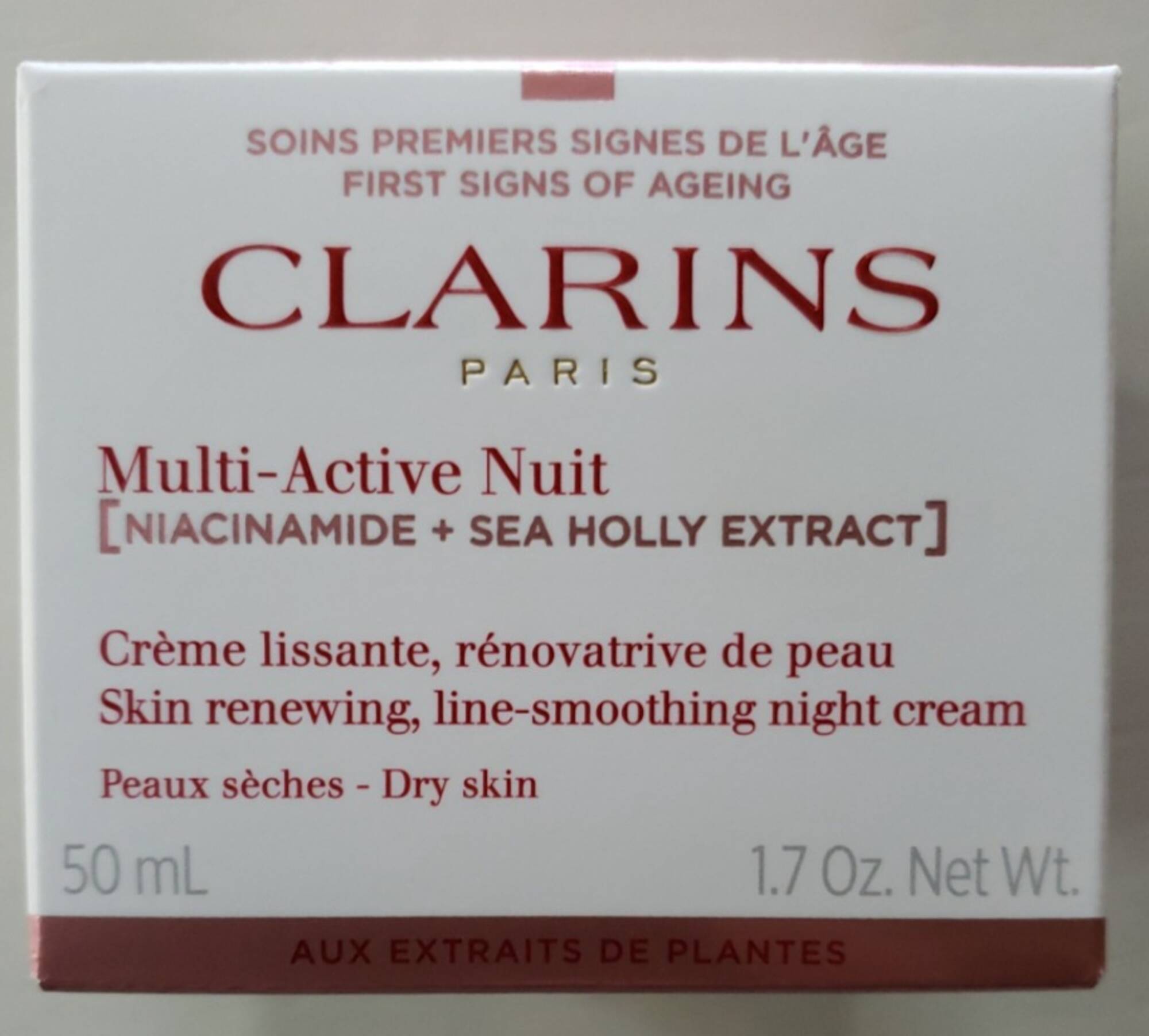 CLARINS PARIS - Multi-Active Nuit - Crème lissante