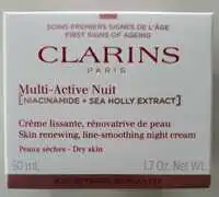 CLARINS PARIS - Multi-Active Nuit - Crème lissante