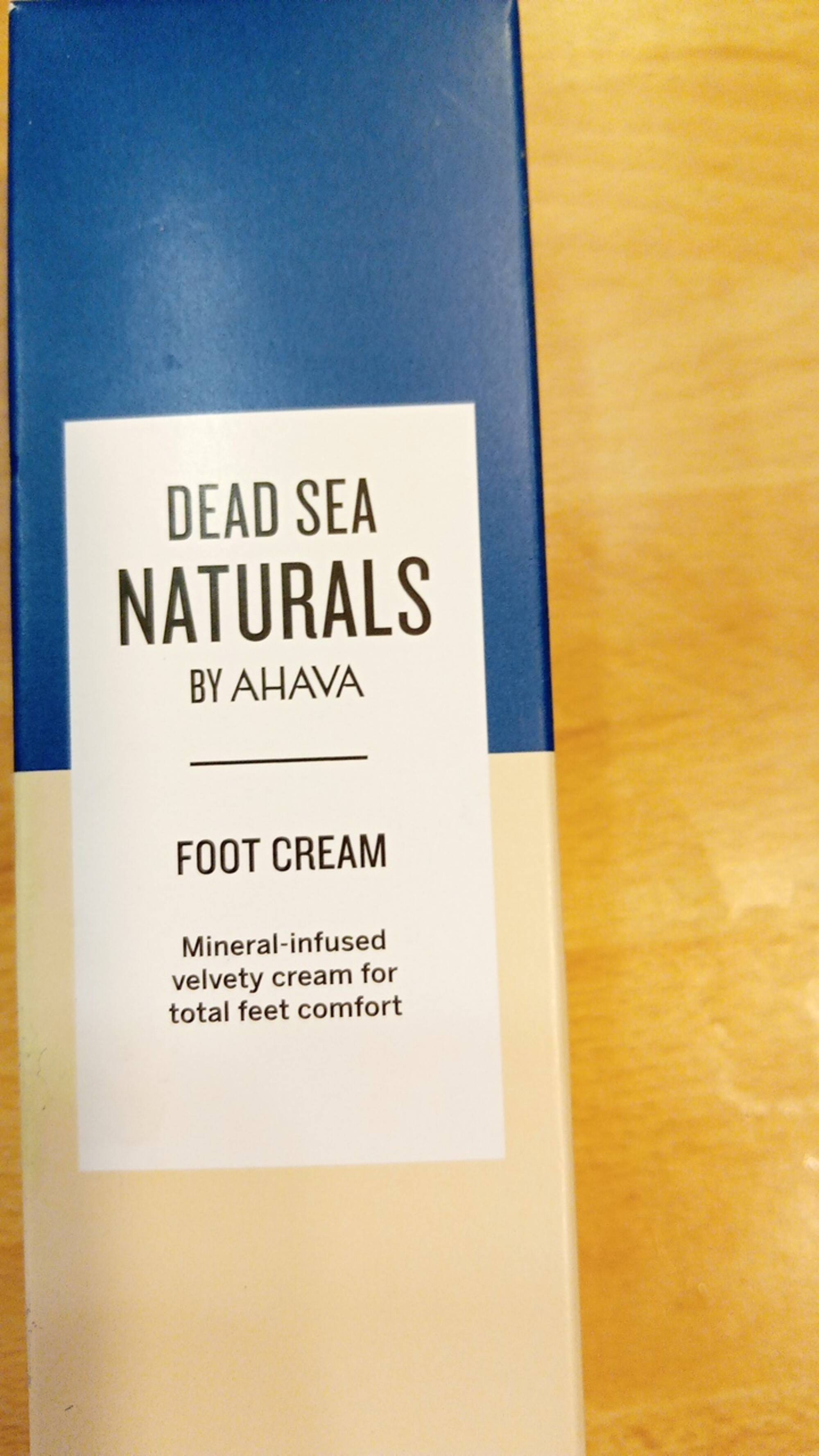 AHAVA - Dead sea naturals - Foot cream