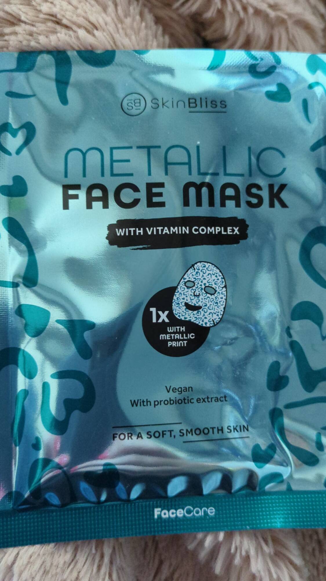 SKINBLISS - Metallic face mask