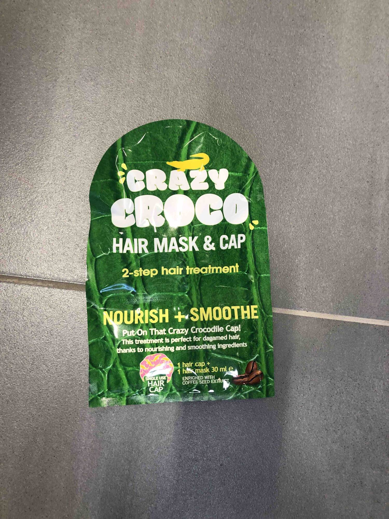 MAXBRANDS - Crazy croco - Hair mask & cap