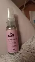 AVRIL - Huile visage argan bio
