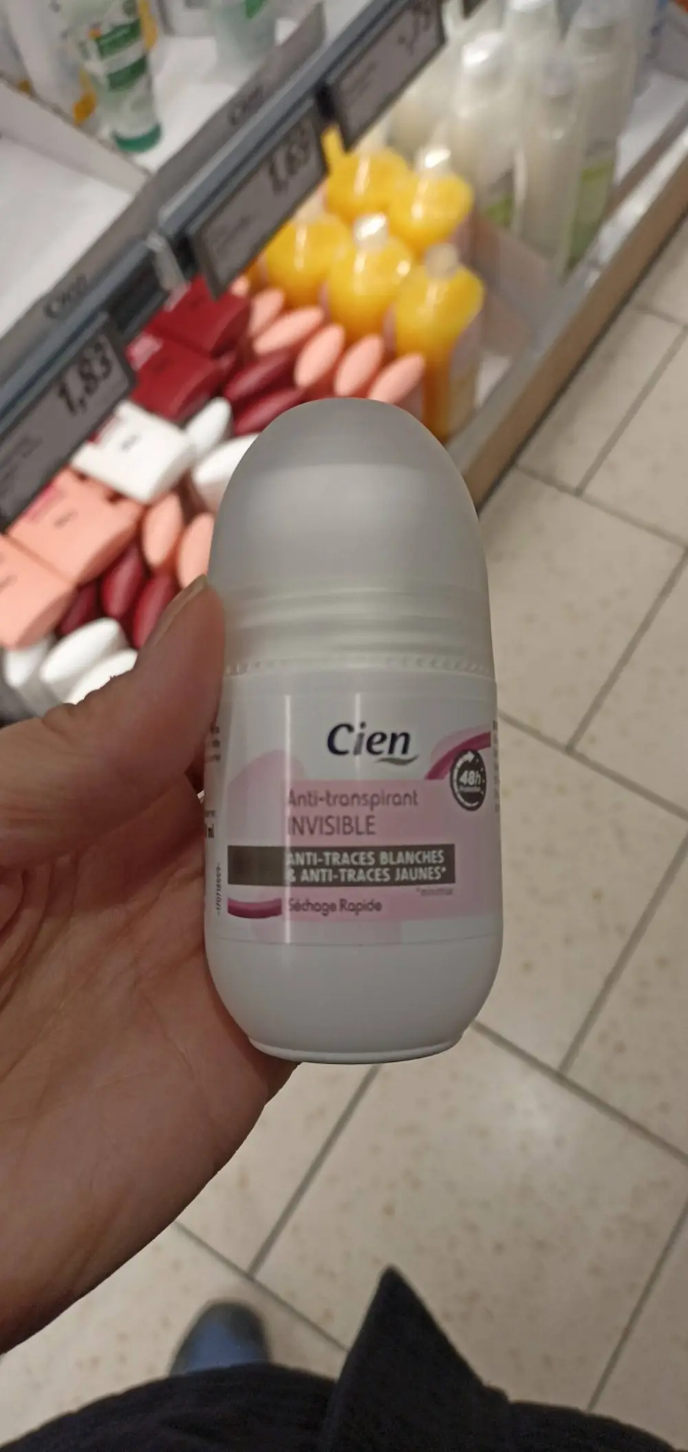 LIDL - cien invisible - Anti-transpirant 48h