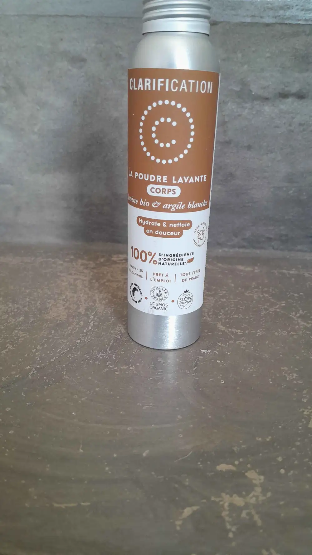 CLARIFICATION - La poudre lavante corps