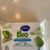LABELL - Lingettes démaquillantes bio peaux normales et mixtes