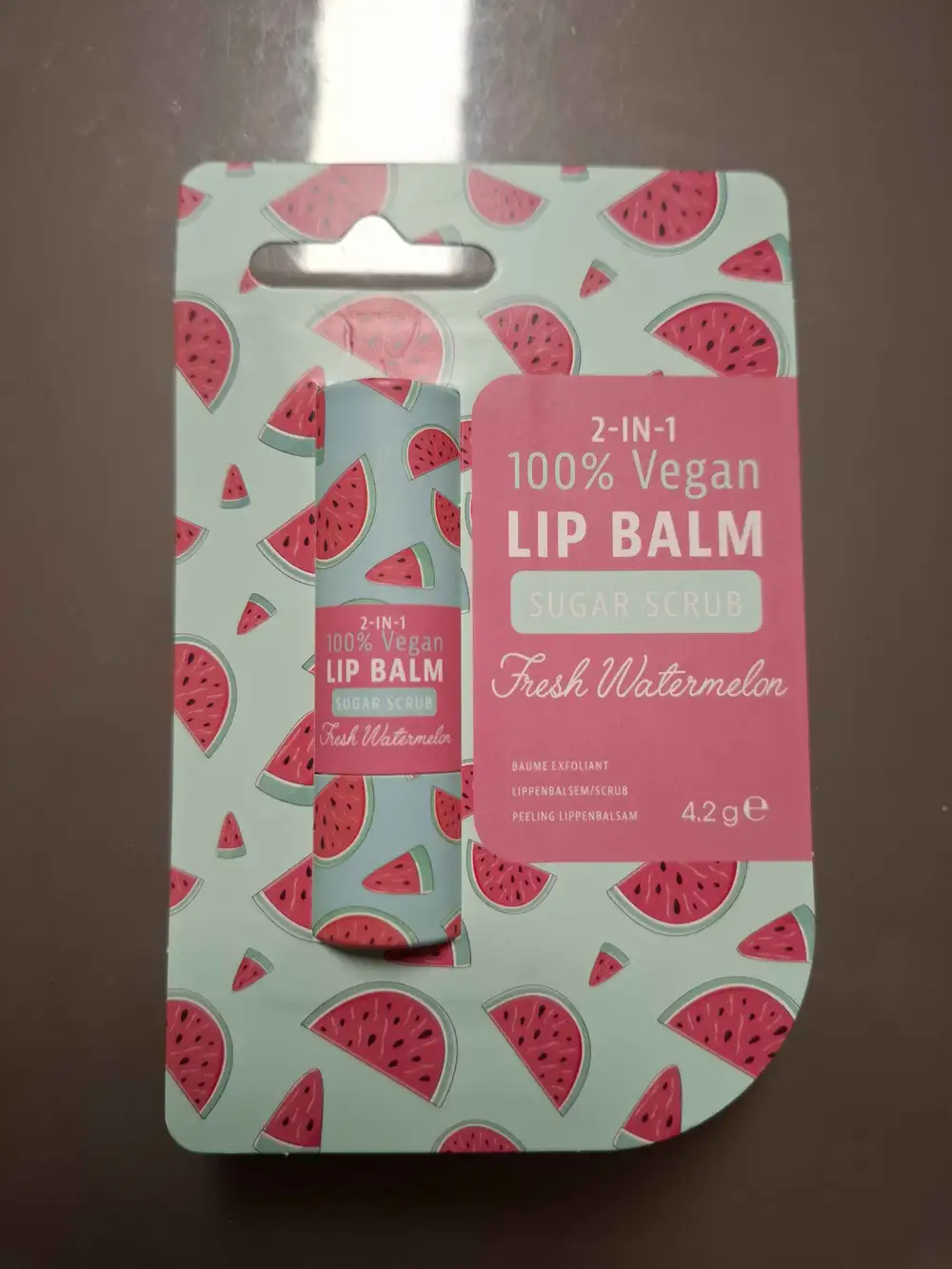 MAXBRANDS MARKETING B.V. - 2-in-1 Lip balm sugar scrub fresh watermelon