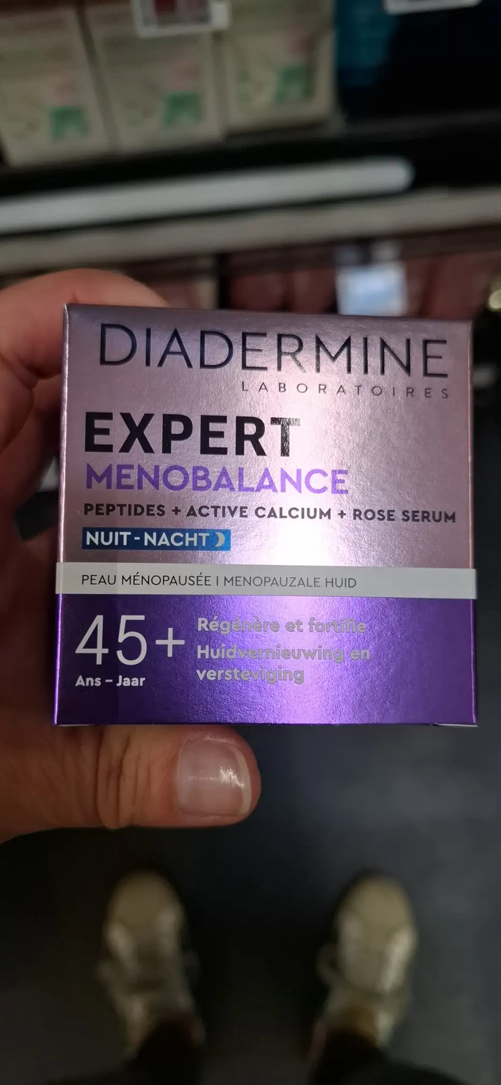 DIADERMINE - Expert menobalance - Peptides + active calcium + rose serum