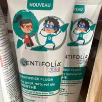 CENTIFOLIA - Dentifrice fluor au goût naturel de menthe kids