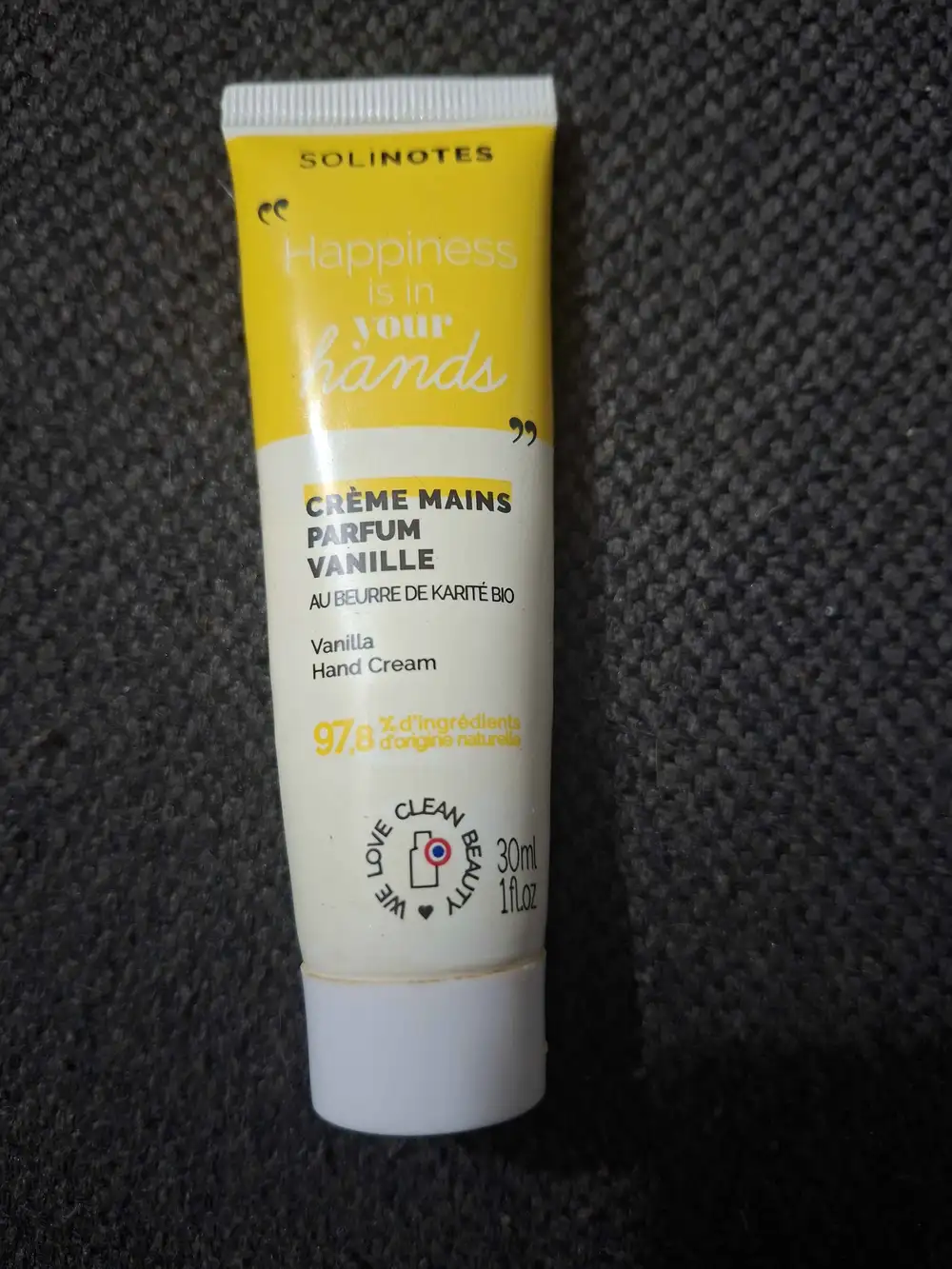 SOLINOTES - Happiness is in your hands - Crème mains parfum vanille