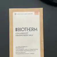 BIOTHERM - Collagen fit - Lait corps raffermissant