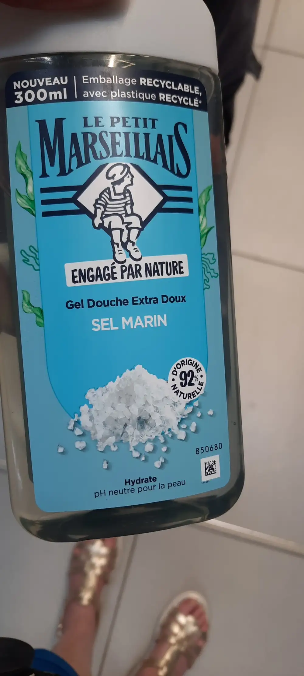 LE PETIT MARSEILLAIS - Gel douche extra doux sel marin