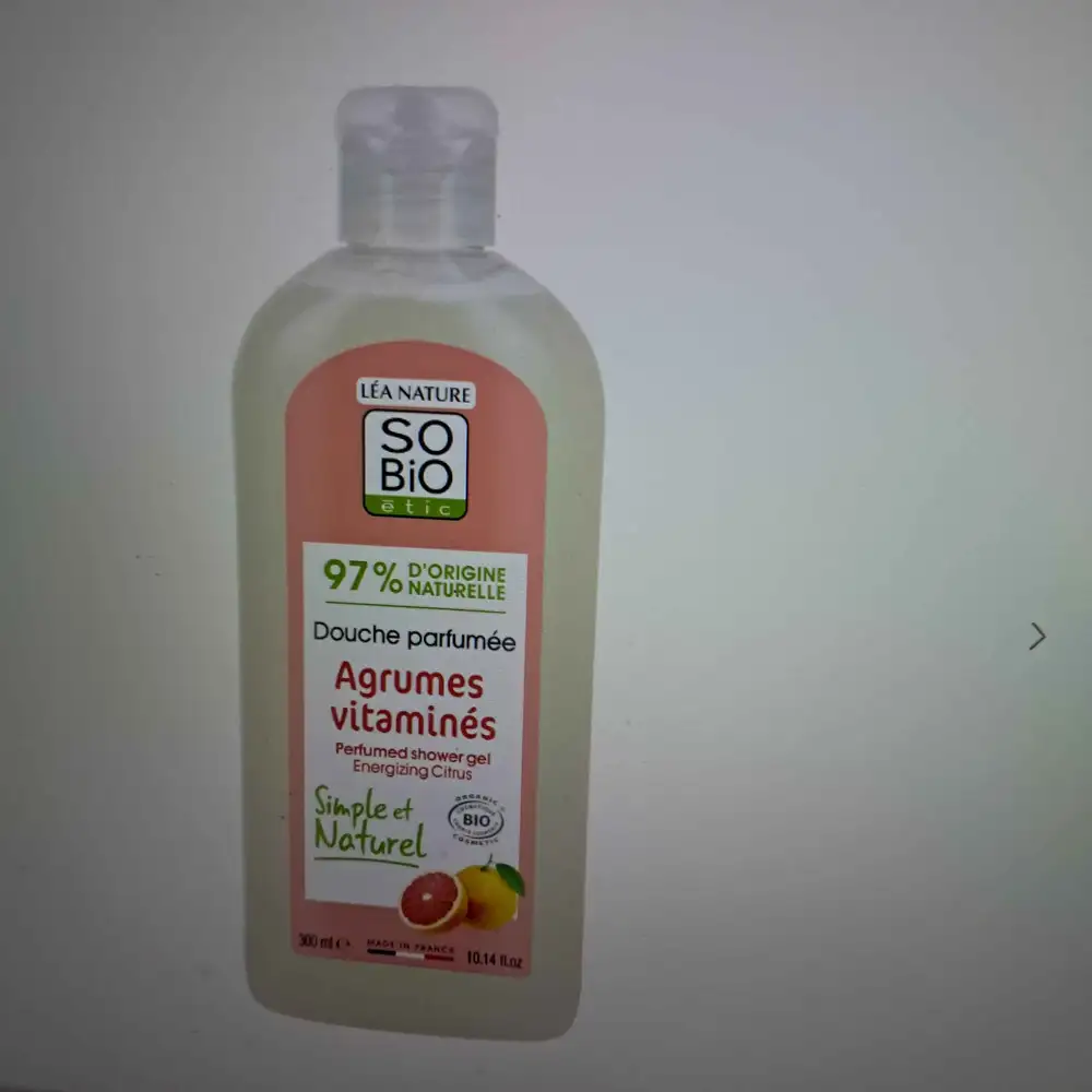 SO'BIO ÉTIC - Douche parfumée agrumes vitaminés