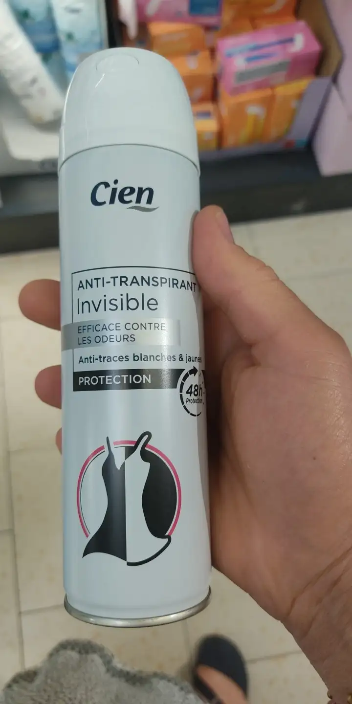 CIEN - Anti-transpirant invisible protection 48h