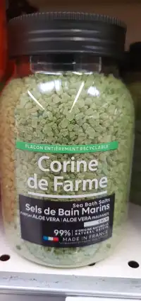 CORINE DE FARME - Sels de bain marins parfum aloe vera