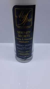 MYSPA - Serenity secrets - Crème & massage méditation