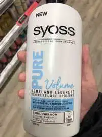 SYOSS - Pure volume - Démêlant légéreté