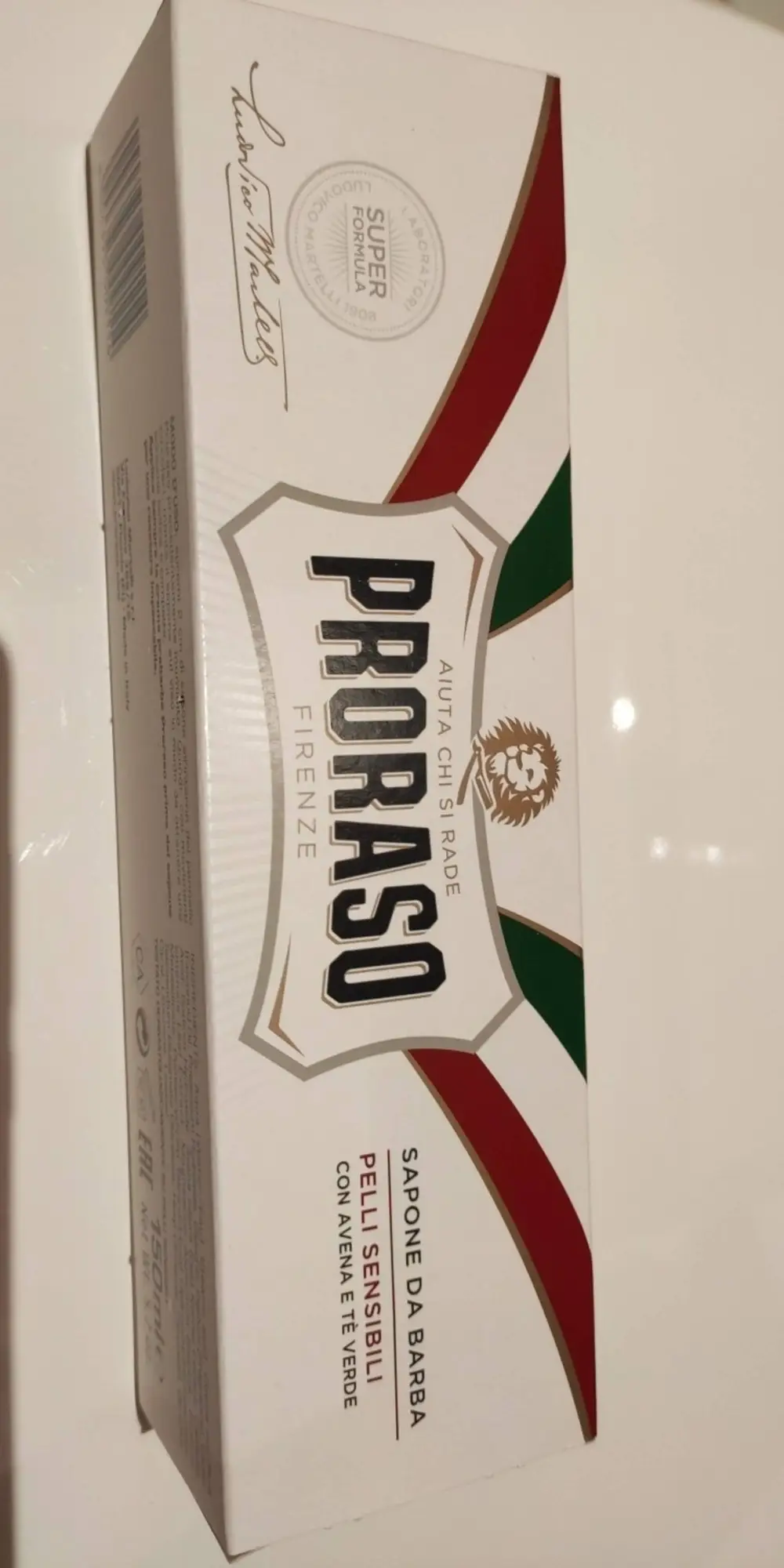 PRORASO - Sapone da barba pelli sensibili