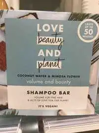 LOVE BEAUTY AND PLANET - Coconut water & mimosa flower - Shampoo bar