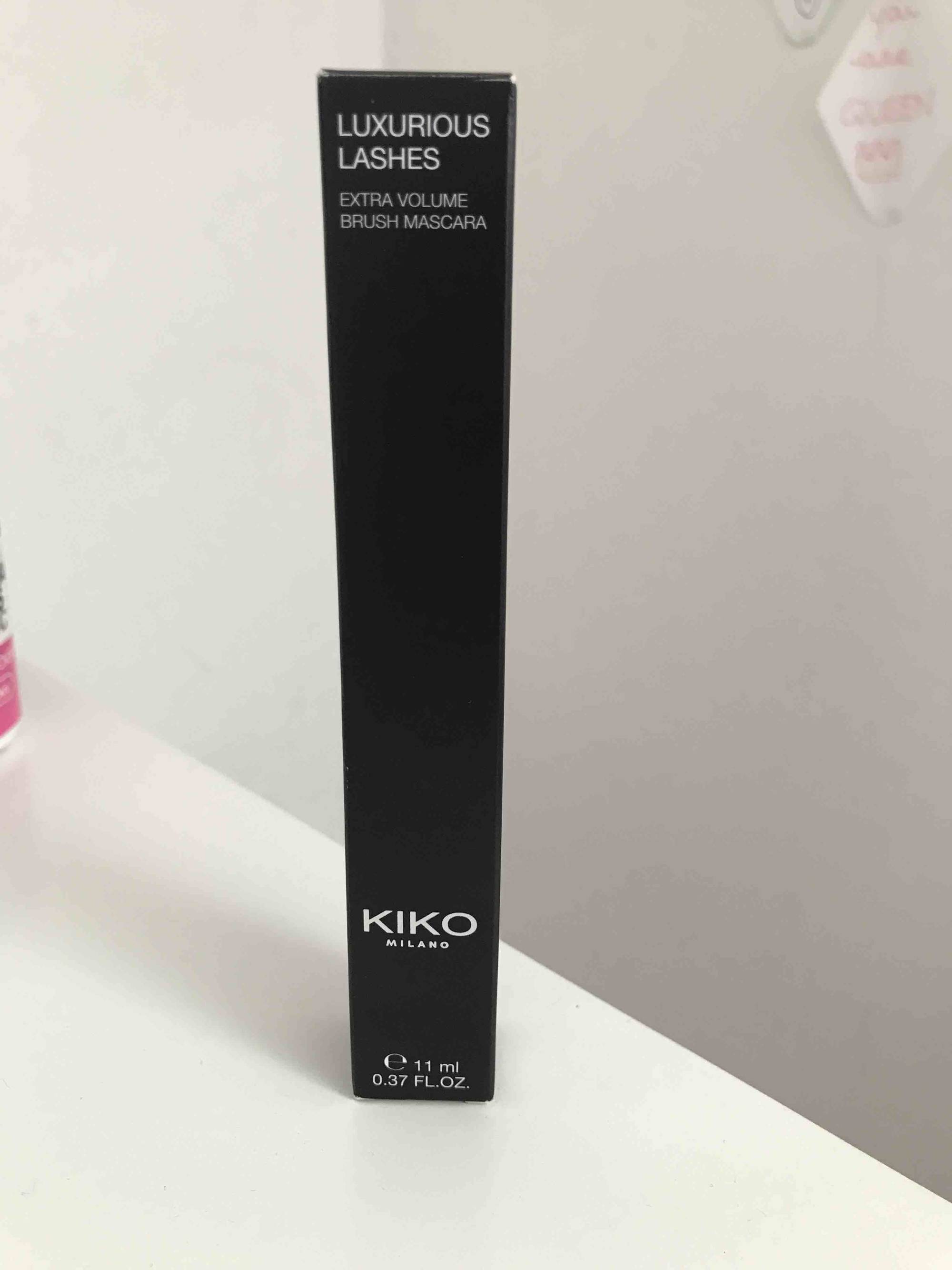 KIKO - Luxurious lashes - Extra volume brush mascara