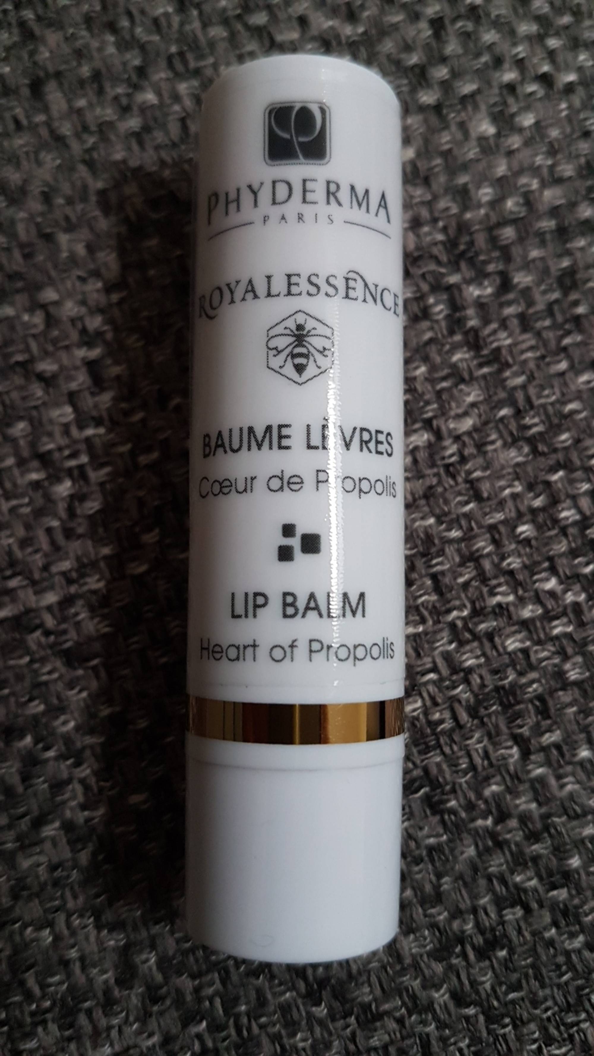 PHYDERMA - Royalessence - Baume lèvres cœur de propolis