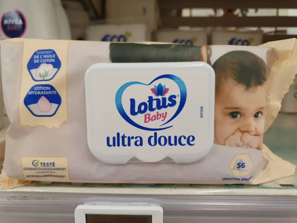 LOTUS - Baby ultra douce - Lingettes épaisses